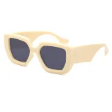 Sunglasses Retro Square Oversized Frame Wide Glasses Legs Retro Eyewear