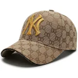 Big Brim Cap With Sun Visor And Embroidered Dome Baseball Cap