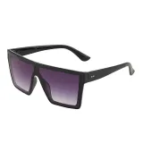 Sunglasses Multicolor Square Oversized UV Protection Vintage Retro Flat Top With Frame