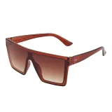Sunglasses Multicolor Square Oversized UV Protection Vintage Retro Flat Top With Frame