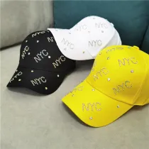 Rhinestone Letter Cap Fashion Sports Baseball Cap