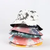 Double-Sided Reversible Sunhat Tie Dye Basin Cap
