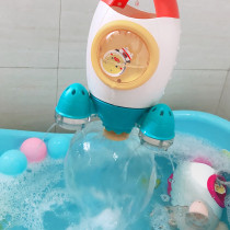 Kids Bathtub Toys Rocket Shower Float Rotate Spray Water