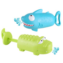 Kids Bath Toys Crocodile Pull-out Spray Gun