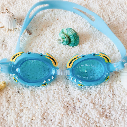 Kids Anti-fog Crab Swim Goggles Waterproof Eyewear Glasses