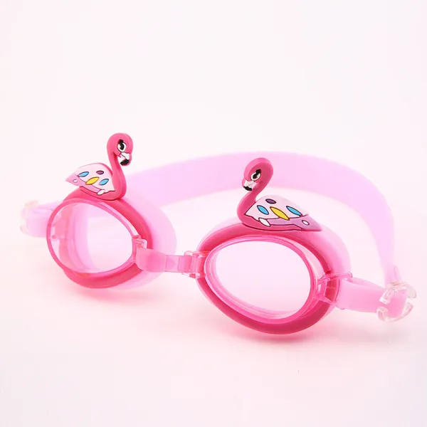 Kids Cartoon Swimmimg Goggles Anti-fog Waterproof Eyewear Glasses