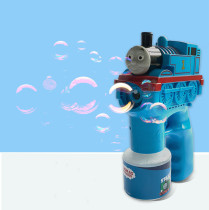 Kids Thomas Train Automatic Electric Soap Bubble Gun Machine