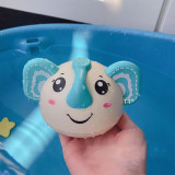 Kids Bath Toys Electric Float Rotate LED Light Up Spray Water Elephant