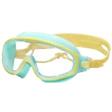 Kids Big Frame Swimmimg Goggles with Earplugs Anti-fog Waterproof