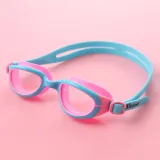 Kids Silicone Swimmimg Goggles Anti-fog Waterproof Eyewear Glasses