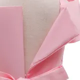 Toddler Girls Sling Off The Shoulder Formal Bow Tie Gowns Dress