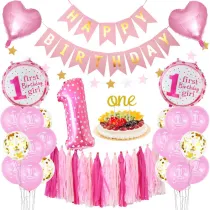 Happy Birthday Decorations For Celebrating Toddler's First Birthday
