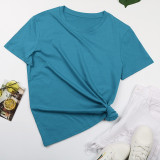Women Cotton T-shirt Summer Top