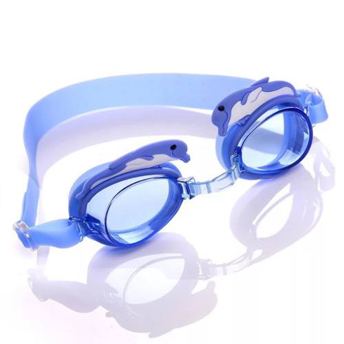 Kids Anti-fog Dolphin Swimmimg Goggles Waterproof Eyewear Glasses