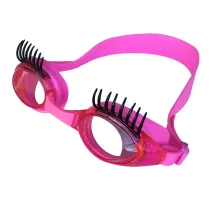 Kids Swimmimg Goggles Girl Eyelash Waterproof Eyewear Glasses