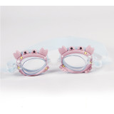 Kids Anti-fog Crab Swimmimg Goggles Waterproof Eyewear Glasses