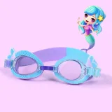 Kids Cartoon Mermaid Swimmimg Goggles Anti-fog Waterproof Eyewear Glasses