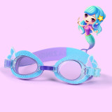 Kids Cartoon Mermaid Swimmimg Goggles Anti-fog Waterproof Eyewear Glasses