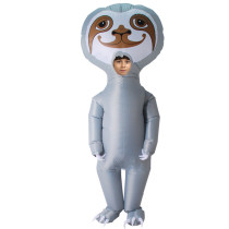 Toddler Kids Inflatable Sloth Halloween Costume Cosplay Suit For Kids and Adult