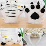 3PCS Animals Dolls Stuffed Plush Toys with Paw &Tail and Headband