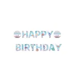 Mermaid Theme Birthday Decoration with Tablecloth Tableware Tissue Dinner Plate Paper Cup Set