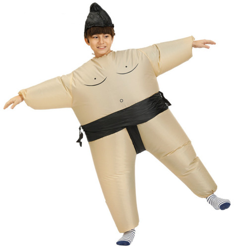 Toddler Kids Inflatable Sumo Halloween Costume Cosplay Suit For Kids and Adult
