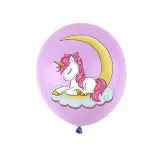 Rainbow Unicorn Theme Birthday Decoration with Tablecloth Tableware Tissue Dinner Plate Paper Cup Set