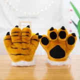 3PCS Animals Dolls Stuffed Plush Toys with Paw &Tail and Headband