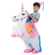 Toddler Kids Inflatable Unicorn Halloween Interesting Costume Cosplay Suit For Kids and Adult