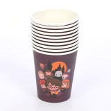 Magical World Theme Birthday Decoration with Tablecloth Tableware Tissue Dinner Plate Paper Cup Set