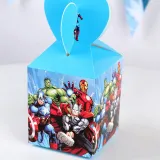 Super Heroe Theme Birthday Decoration with Tablecloth Tableware Tissue Dinner Plate Paper Cup Set
