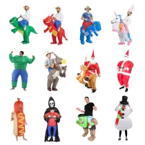 Adults Inflatable Hot Dog Halloween Costume Cosplay Suit