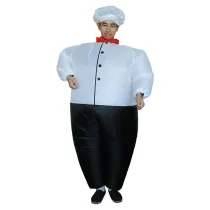 Adult Inflatable Cook Halloween Costume Cosplay Suit