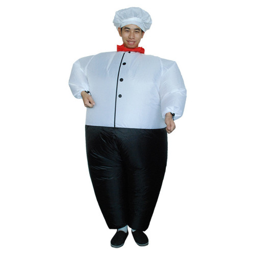 Adult Inflatable Cook Halloween Costume Cosplay Suit
