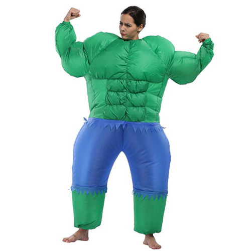 Adult Inflatable Hulk Halloween Costume Cosplay Suit