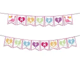 Pink Dinosaur Theme Birthday Decoration with Tablecloth Tableware Tissue Dinner Plate Paper Cup Set