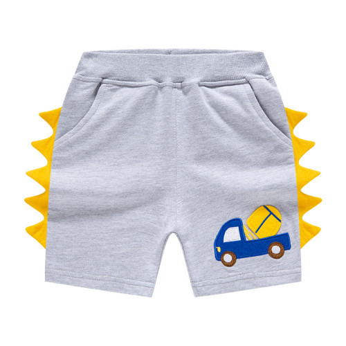 Toddler Boys Cars Pattern Shorts Casual Sports Pants