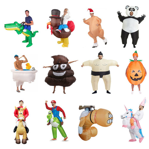 Adults Inflatable Bathtub Halloween Costume Cosplay Suit