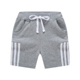 Toddler Boys Stripe Shorts Pattern Casual Sports Pants