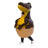 Toddler Kids Inflatable Dinosaur Egg Spinosaurus Halloween Costume Cosplay Suit For Kids and Adult
