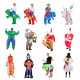 Toddler Kids Inflatable Snowman Halloween Interesting Costume Cosplay Suit For Kids and Adult