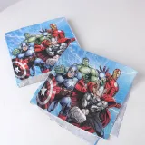 Super Heroe Theme Birthday Decoration with Tablecloth Tableware Tissue Dinner Plate Paper Cup Set