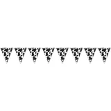 Little Cow Theme Birthday Decoration with Tablecloth Tableware Tissue Dinner Plate Paper Cup Set