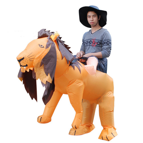 Toddler Kids Inflatable Lion Halloween Costume Cosplay Suit For Kids and Adult