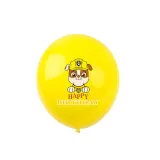Cartoon Puppy Dog Theme Birthday Decoration with Tablecloth Tableware Tissue Dinner Plate Paper Cup Set