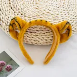 3PCS Animals Dolls Stuffed Plush Toys with Paw &Tail and Headband