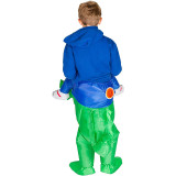 Toddler Kids Inflatable Crocodile Halloween Interesting Costume Cosplay Suit For Kids and Adult