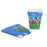 Puppy Dog Theme Birthday Decoration with Tablecloth Tableware Tissue Dinner Plate Paper Cup Set