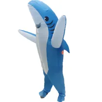 Adult Inflatable Shark Halloween Costume Cosplay Suit