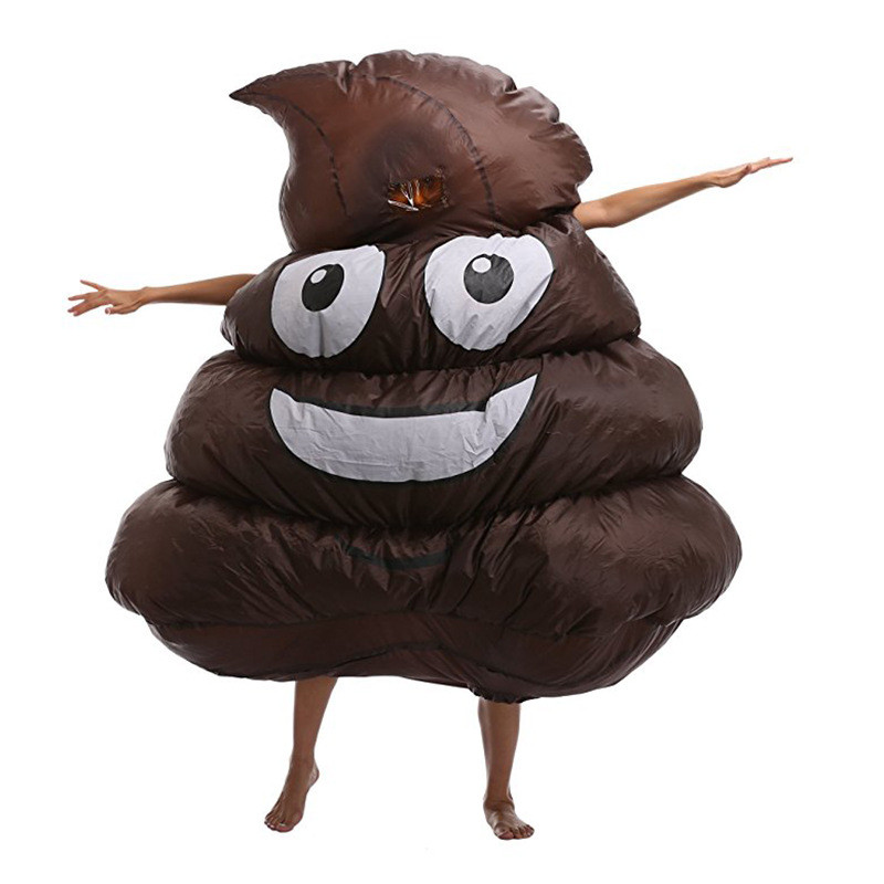 Adults Inflatable Poop Halloween Costume Cosplay Suit